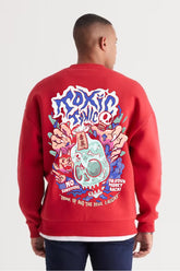 Toxic printed oversize sweatshirt